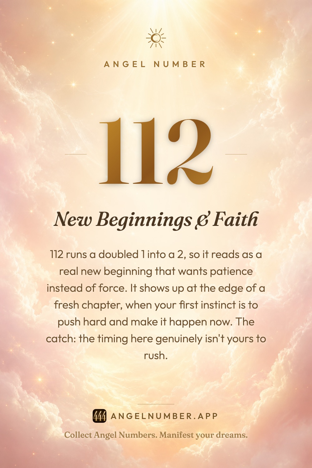 112 angel number meaning: New Beginnings & Faith