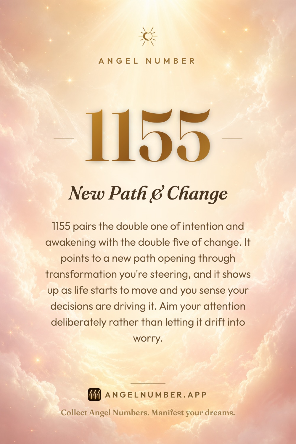 1155 angel number meaning: New Path & Change