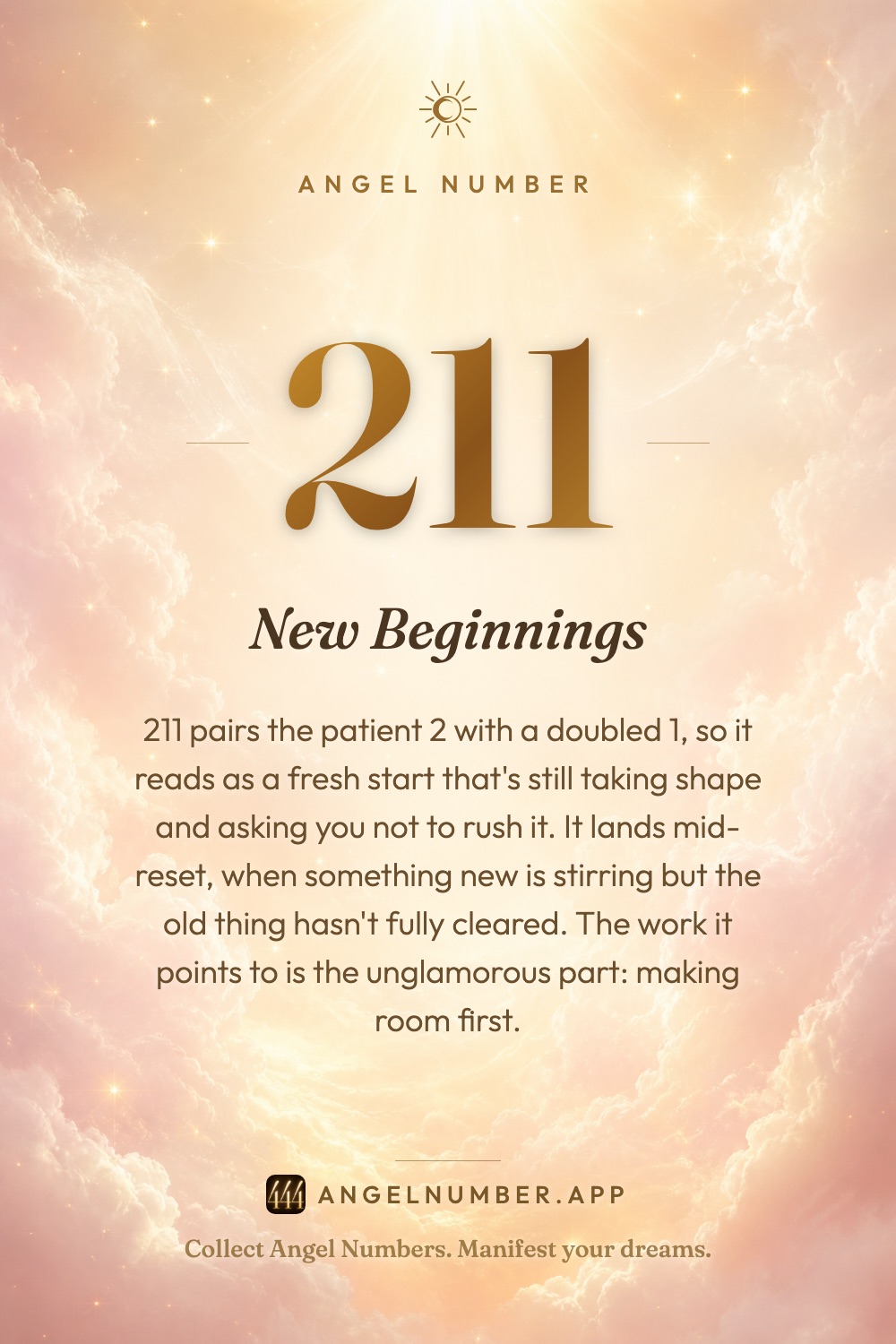 211 angel number meaning: New Beginnings