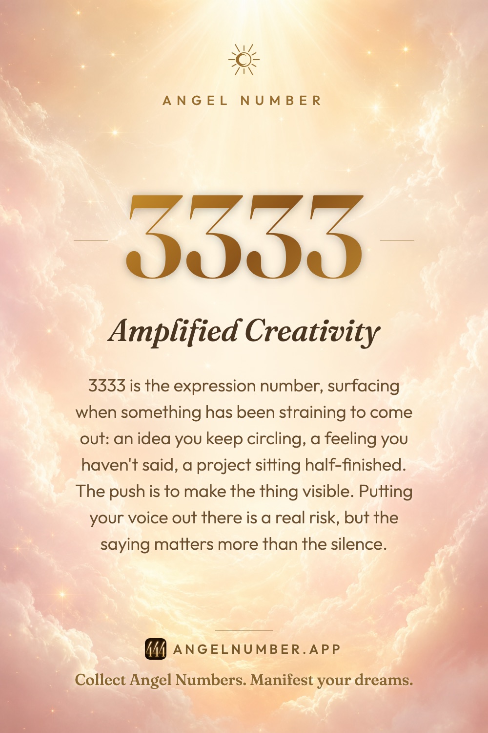 3333 angel number meaning: Amplified Creativity