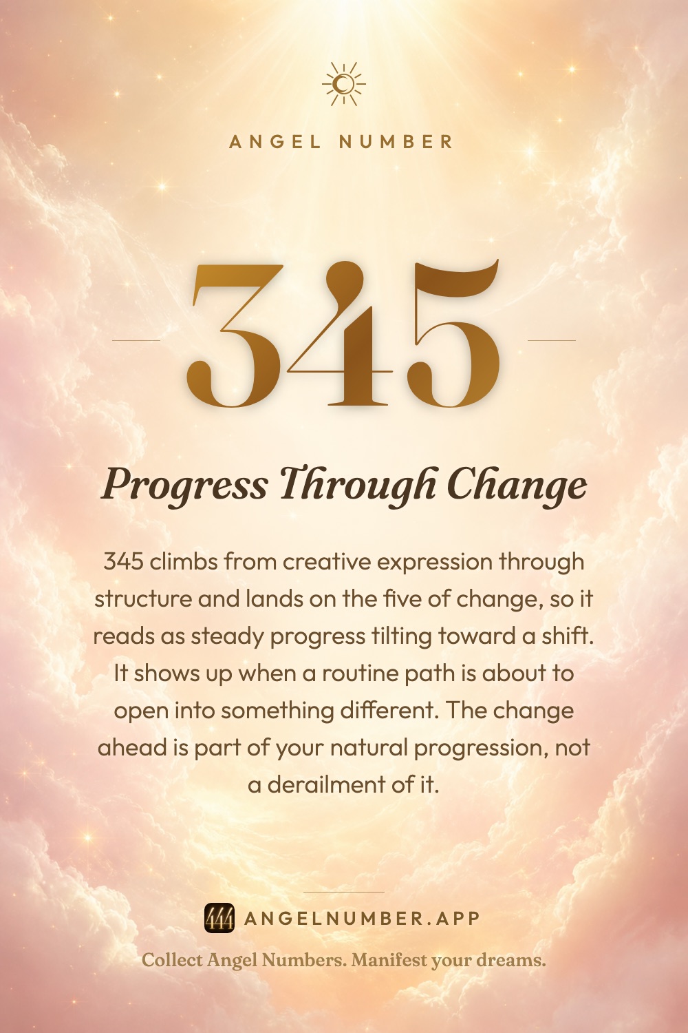 345 angel number meaning: Progress Through Change