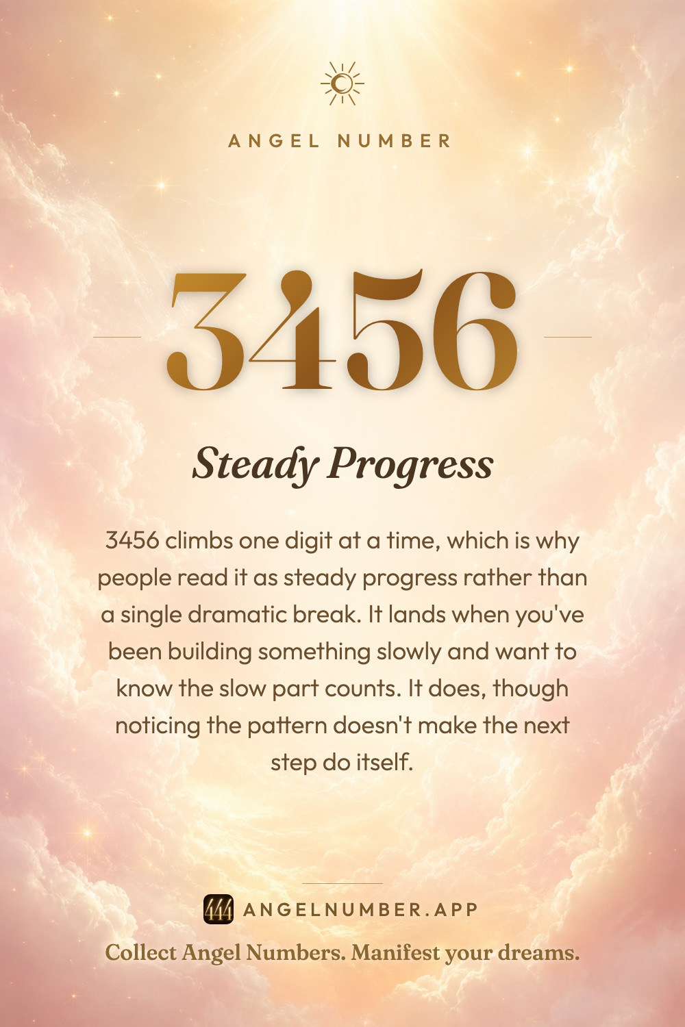 3456 angel number meaning: Steady Progress