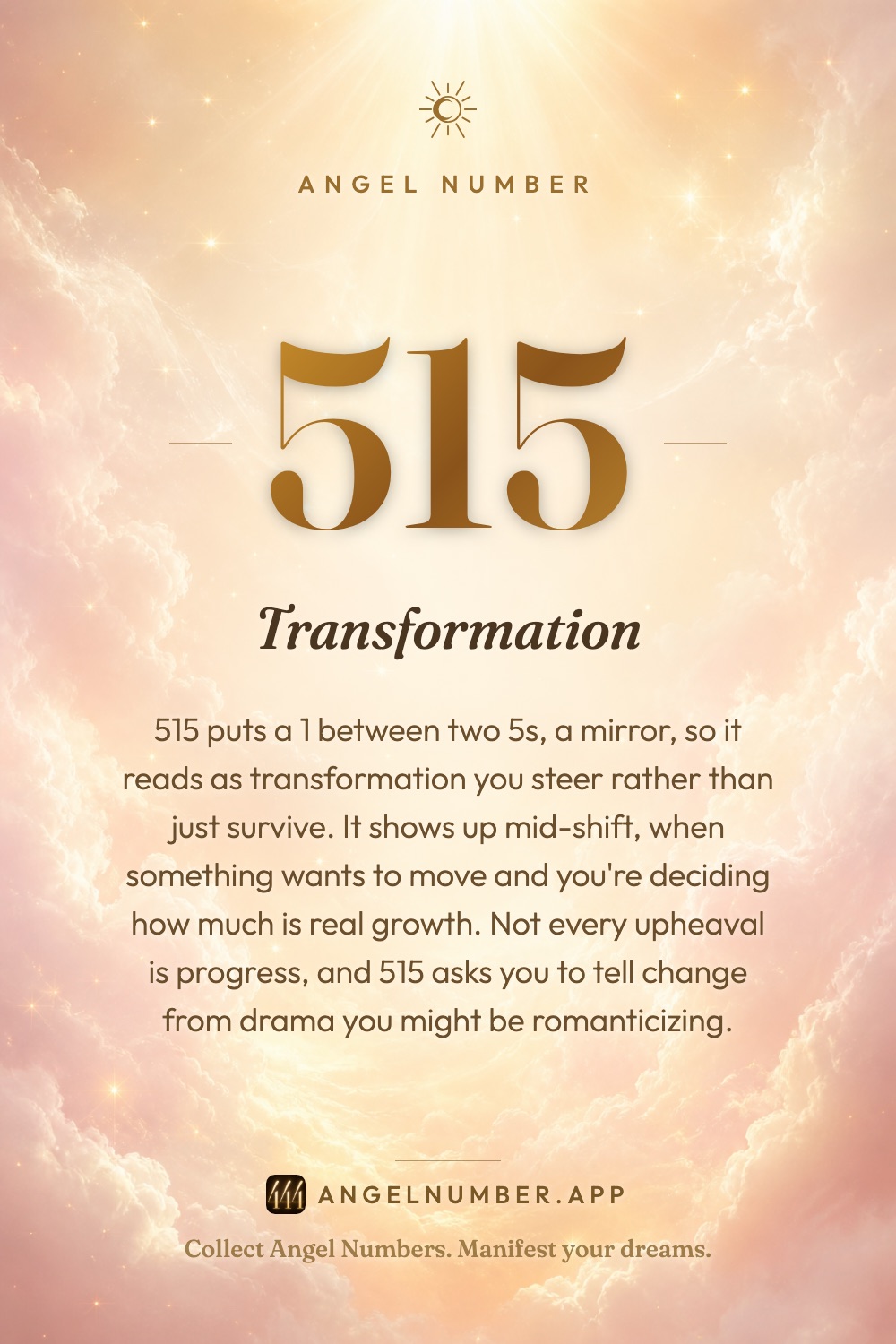 515 angel number meaning: Transformation
