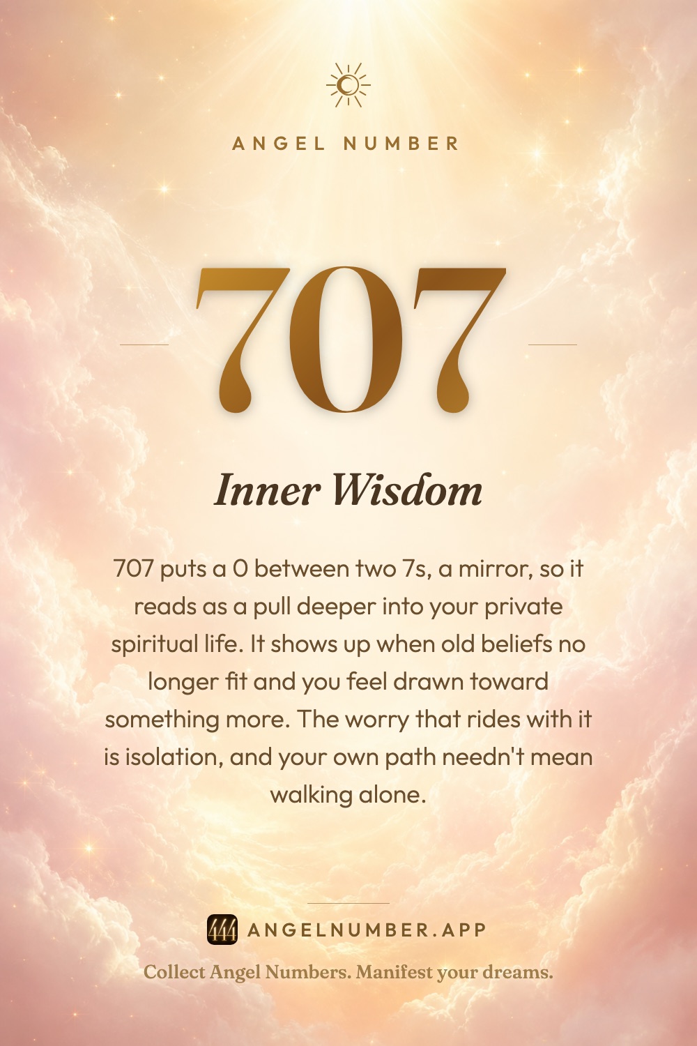 707 angel number meaning: Inner Wisdom