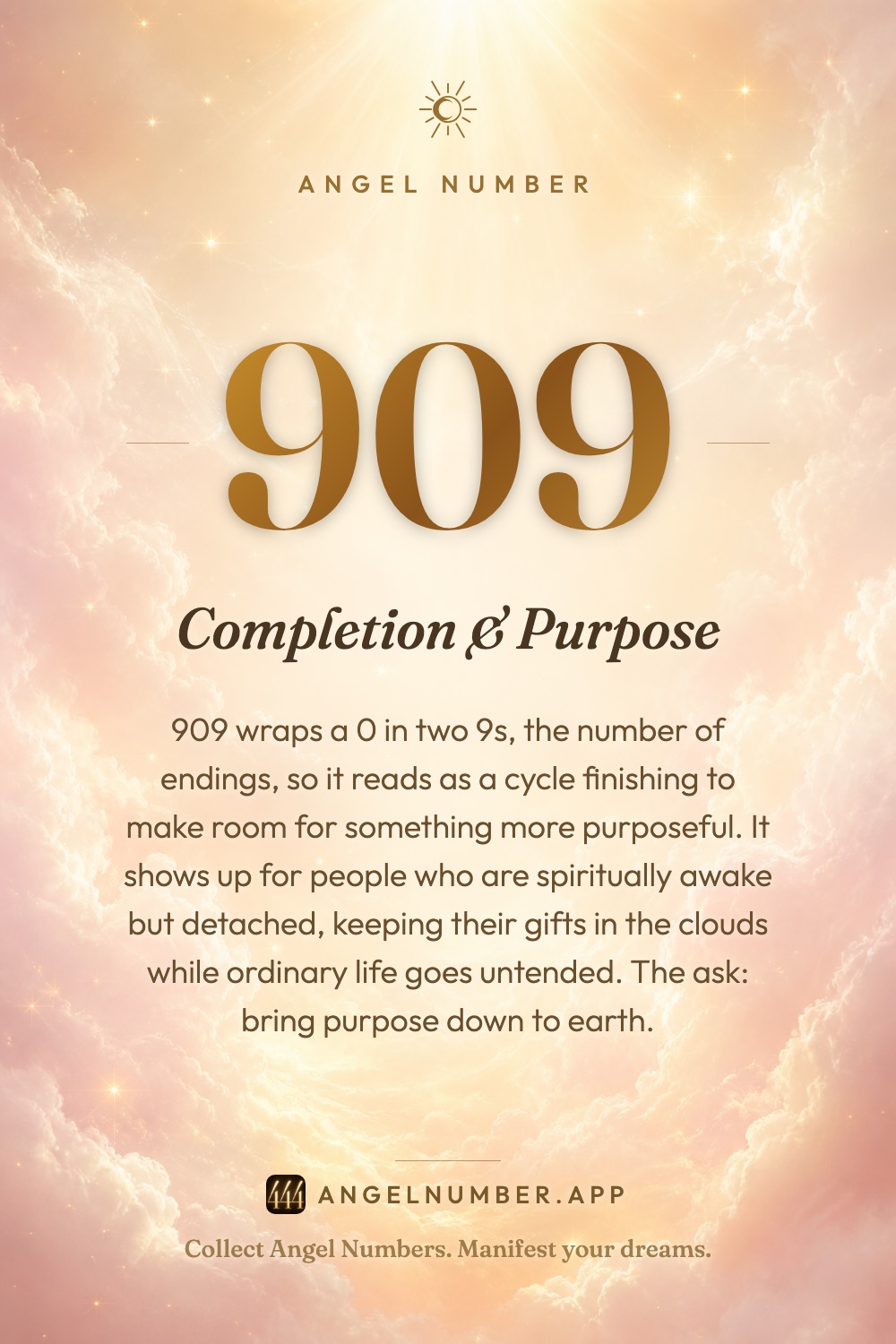 909 angel number meaning: Completion & Purpose